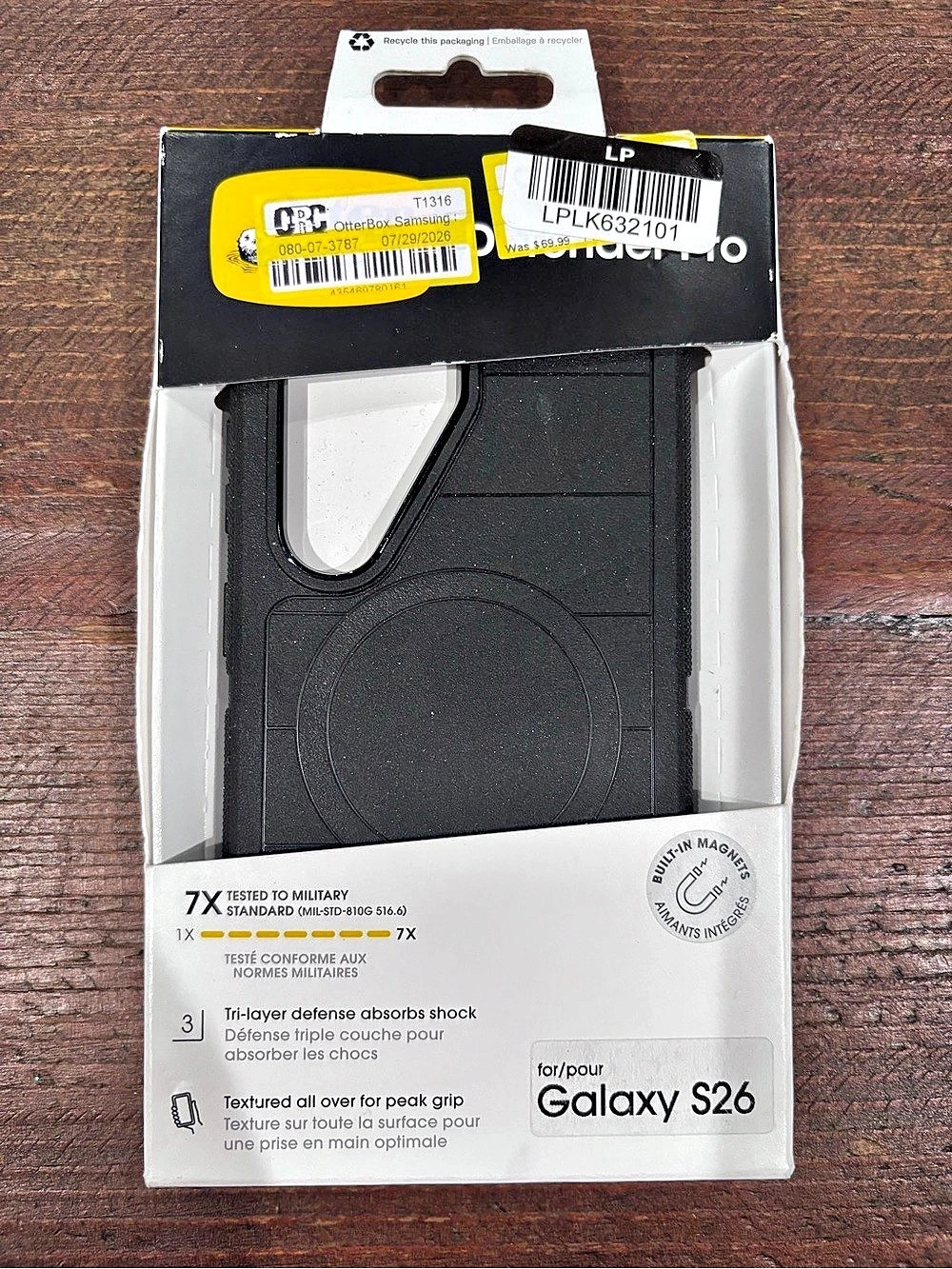 Samsung Galaxy S26 OtterBox Defender Series case Black NWT